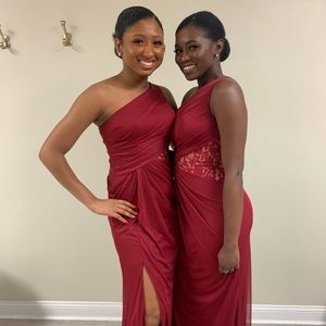 Burgundy Bridesmaid Dress